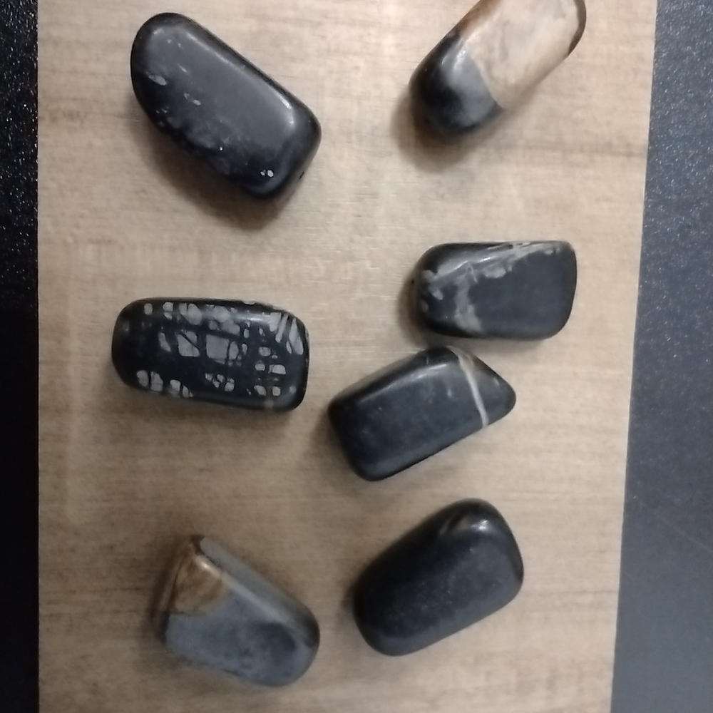 Picasso marble beads - Picture 6 of 7